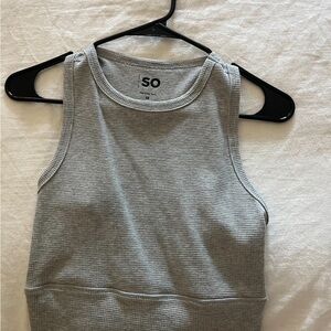 SO Women's Gray Tank Top